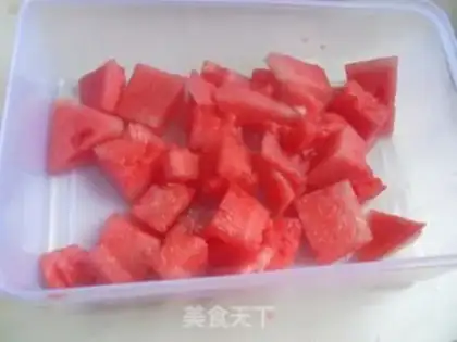 Make Watermelon smoothie step 2