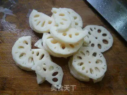 Make Lotus fired the Japanese pumpkin step 2