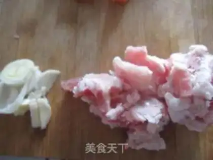 Make Fried carrot abalone step 2