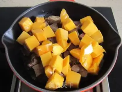 Make Mango beef step 9