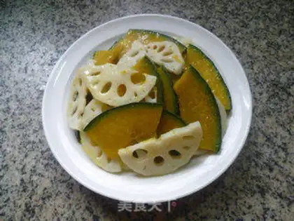 Make Lotus fired the Japanese pumpkin step 11