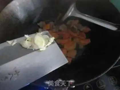 Make Fried carrot abalone step 5