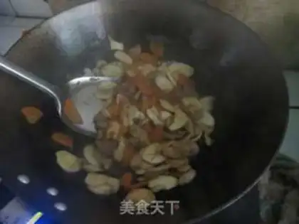 Make Fried carrot abalone step 11