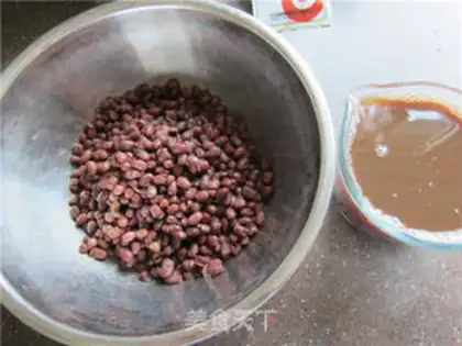 Make The groceries are red beans step 3