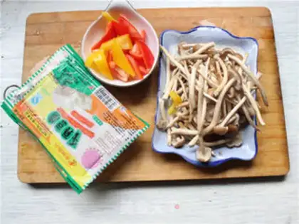 Make Fresh mushrooms, tofu step 0
