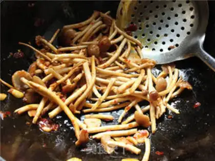Make Fresh mushrooms, tofu step 4