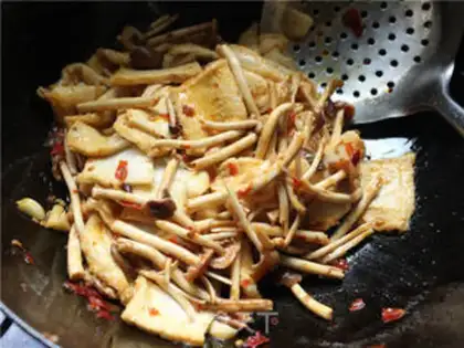 Make Fresh mushrooms, tofu step 5