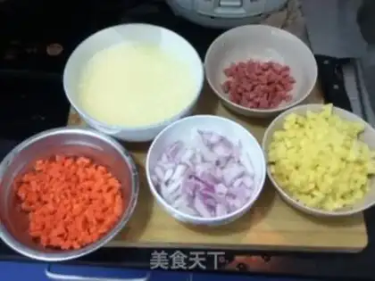 Make Potato omelet step 0
