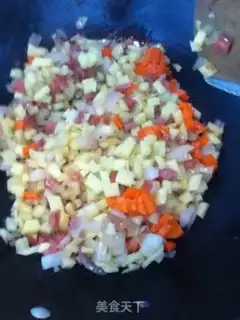 Make Potato omelet step 2