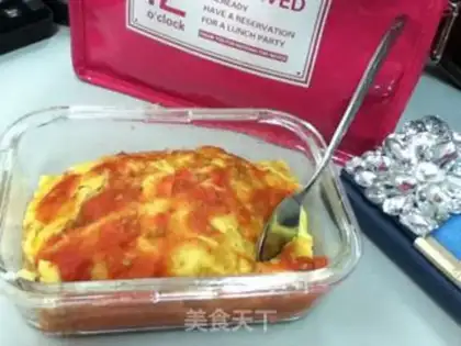 Make Potato omelet step 13