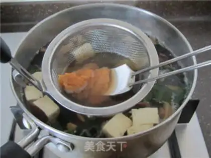 Make Soup from mushroom seaweed step 12