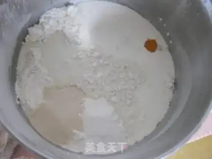 Make Milk and blueberry rolls step 0