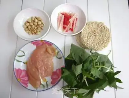 Make ♪ Cool grotesque chicken noodle ♪ step 0