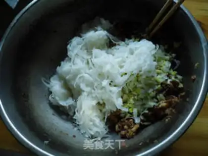 Make Pork radish buns step 11
