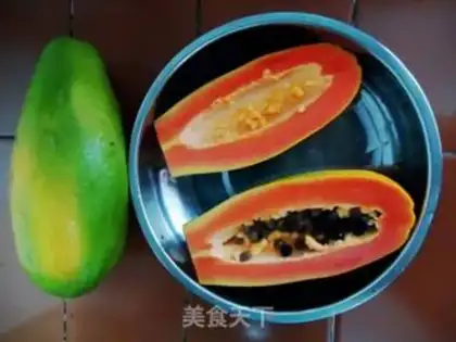 Make Coconut papaya Simillo step 2