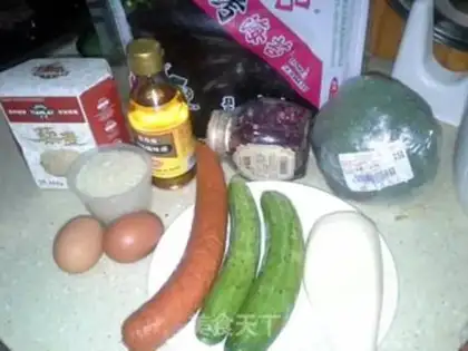 Make Sakura sushi step 0