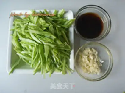 Make Garlic bean step 1