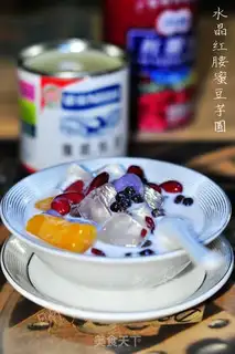 Make Crystal red bean taco step 15