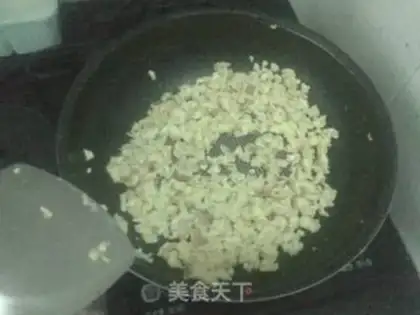 Make Cream eggs, shrimp dumplings step 1