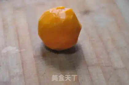 Make Peach rice tower step 5