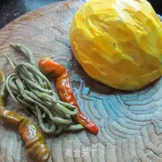 Make Sour bean horned pumpkin step 1