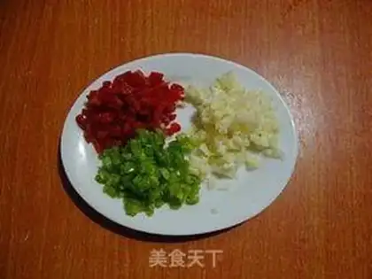 Make Garlic hand tores step 2