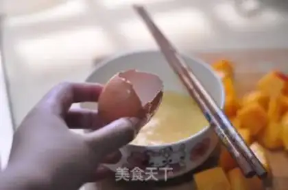 Make Peach rice tower step 7