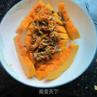 Make Sour bean horned pumpkin step 4
