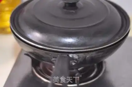 Make Peach rice tower step 11