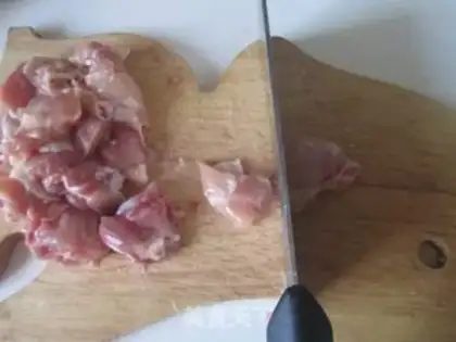 Make The pepper chicken step 1