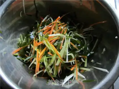 Make Spicy seaweed step 7
