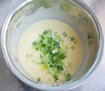Make Onion eggcake step 7