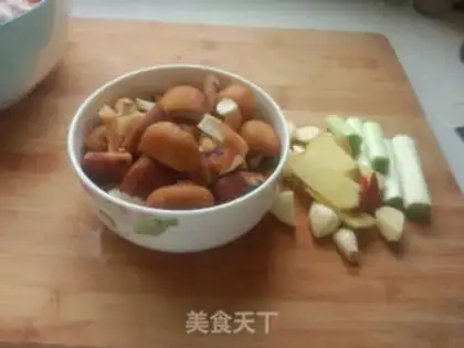 Make Chicken mushrooms step 1