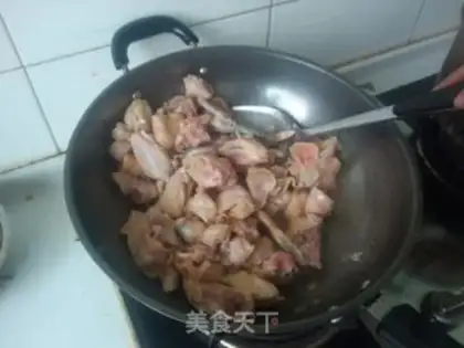 Make Chicken mushrooms step 2