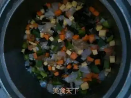 Make Dragonfish and vegetables step 1
