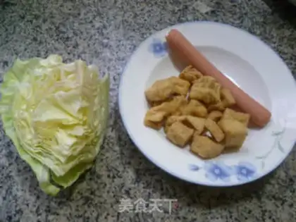 Make Ham intestines and cabbage step 0