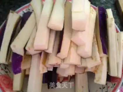 Make Fish, pork and eggplant step 0