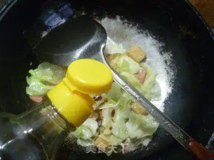 Make Ham intestines and cabbage step 6