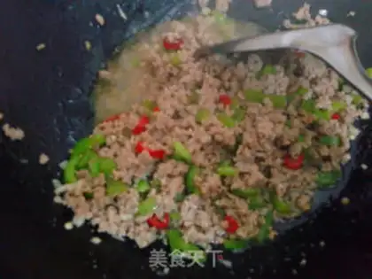 Make Fish, pork and eggplant step 3