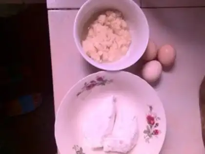 Make Soup rice egg soup step 0
