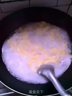 Make Soup rice egg soup step 4