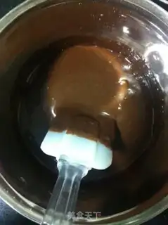 Make Black chocolate Chifon step 1