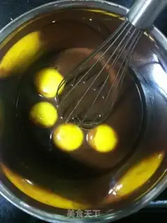 Make Black chocolate Chifon step 2