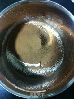 Make Black chocolate Chifon step 3