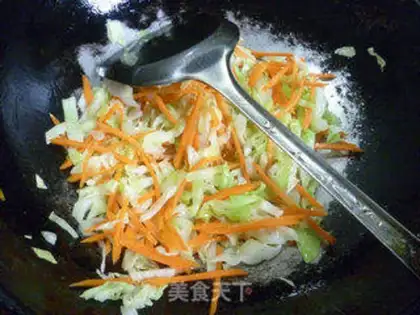 Make Carrot-covered pancakes step 6
