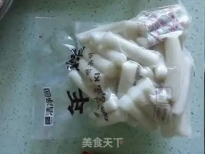 Make Hot fried rice cake step 1