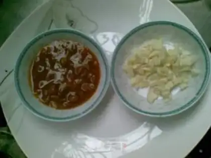 Make Garlic soy leaves step 1