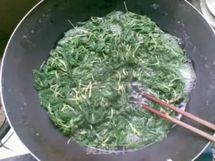 Make Garlic soy leaves step 4