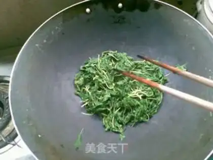 Make Garlic soy leaves step 6