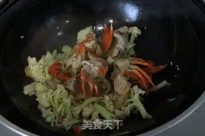 Make Spicy crabs step 7
